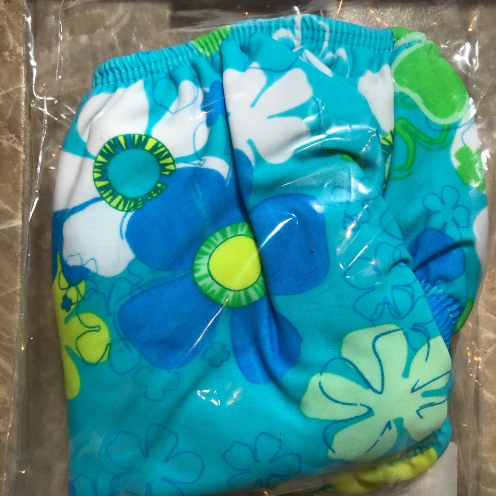 Med.(6-12 mo) NEW Multilayer Reusable Swim Diaper